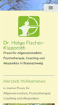 Mobile Screenshot of dr-helga-fischer.de